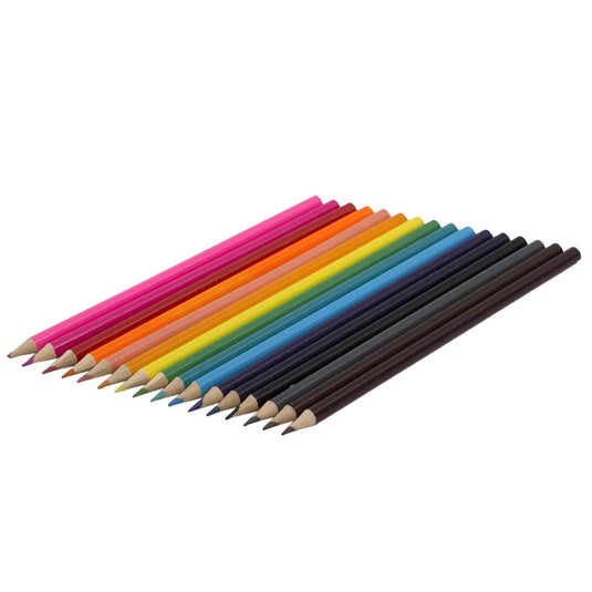 O.WKs. 16-pc Colouring Pencils, window box (HZ)
