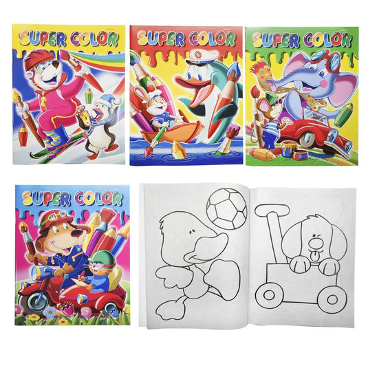 Super Colour, Colouring Book 10.5" x 8", 64 pages