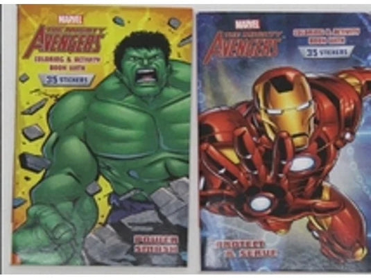 AVENGERS COLORING AND ACTIVITY BOOK