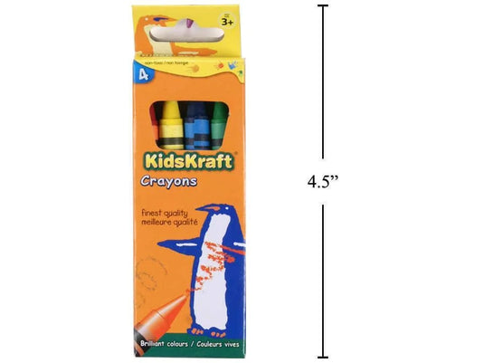 KD.Kr. 4-pc Crayons, window box