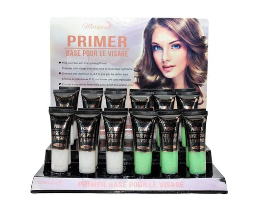 PRIMER SET GREEN HYDRATED & CLEAR SHIMMER ASST