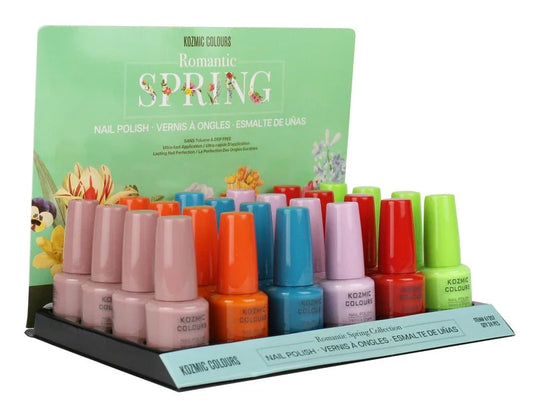 ROMANTIC SPRING NAIL POLISH TRAY