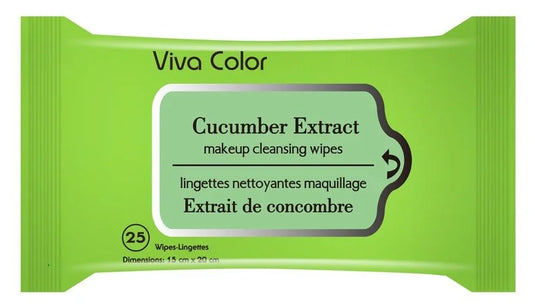 CUCUMBER EXTRACT FACIAL & MAKEUP CLEANSING WIPES