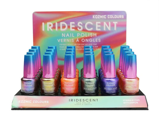 IRIDESCENT NAIL POLISH TRAY