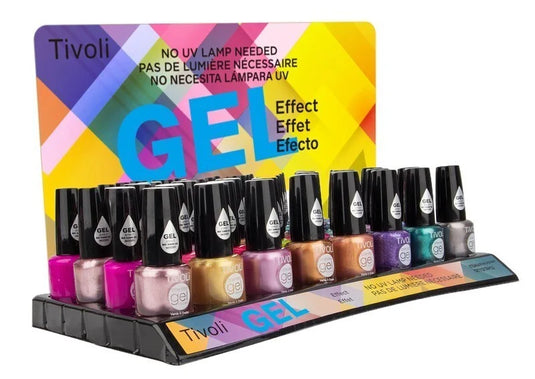 GEL NAIL POLISH GROUP B-13.3ML TRAY 16 COLOURS