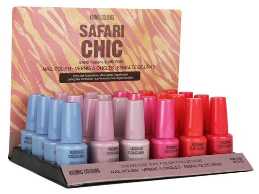 SAFARI CHIC NAIL POLISH TRAY