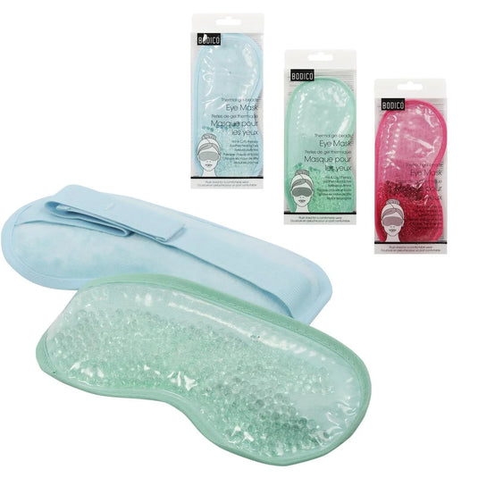 Bodico, Gel Beads Eye Mask w Plush Back, printed pvc box