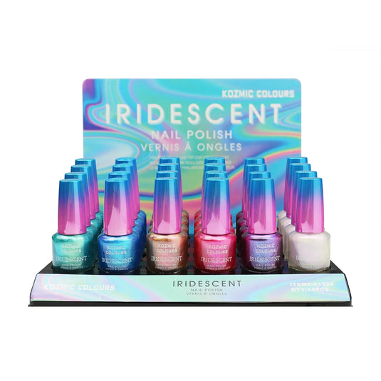 KOZMIC COLOURS VERNIS À ONGLE/ NAIL POLISH IN DISPLAY - IRIDESCENT