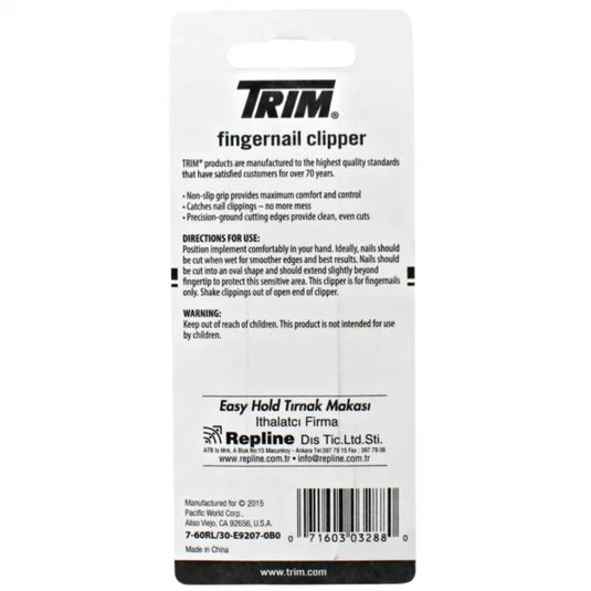 TRIM FINGERNAIL CLIPPER EASY HOLD