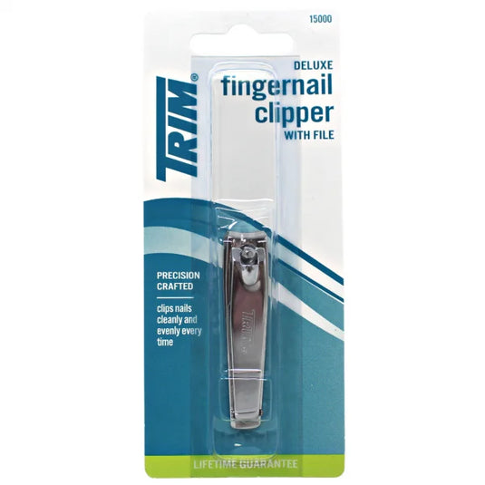 TRIM DELUXE CLIPPER FINGERNAIL CLIPPER + FILE