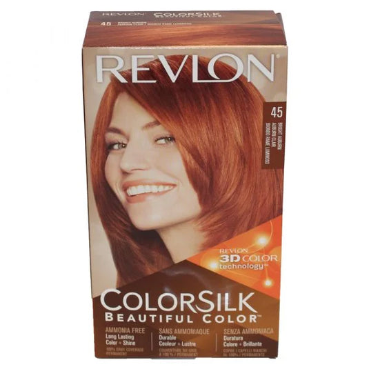 REVLON COLORSILK #45 BRIGHT AUBURN