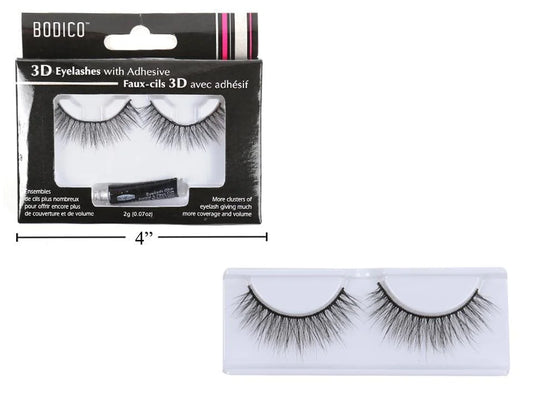 Bodico, 3D Barbie Eyelashes, with adhesive, col box