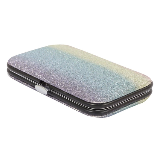 Bodico, 7-pc Glitter Manicure Set w Snap Case, glitter, w/box