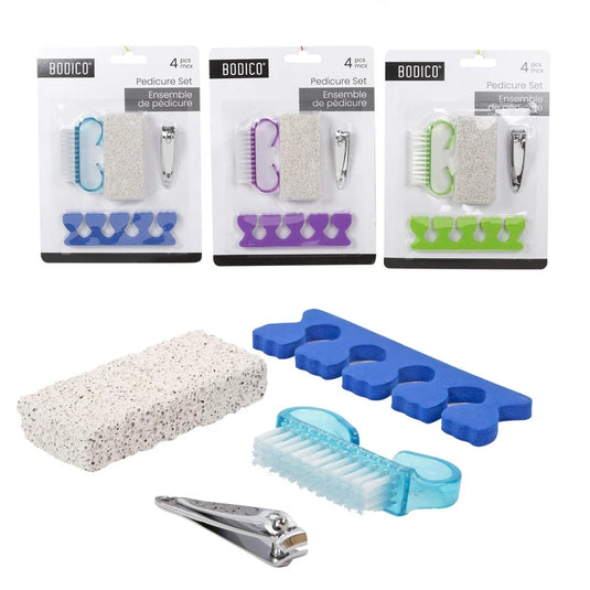 Bodico, 4pcs Pedicure Set, blister card