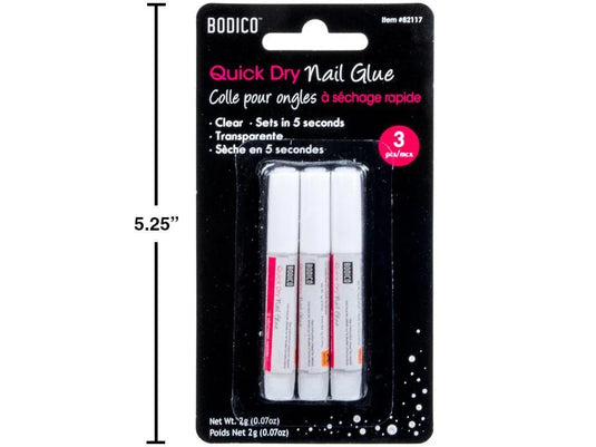 Bodico 3-pc Nail Glue, Tube 2 gr., b/c(HZ)