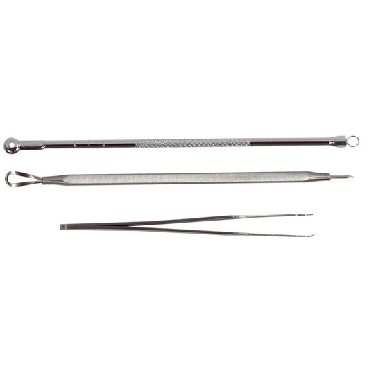 Bodico 3pc SS Facial Extraction Set double blister