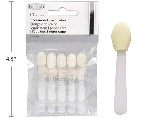 Bodico 10-pc Eye Shadow Sponge Applicator, pvc bag, opp, h/c(HZ)