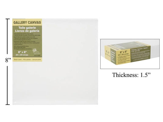 Time 4 Crafts 8x8" Gallery Canvas 1.5" , shrink wrap