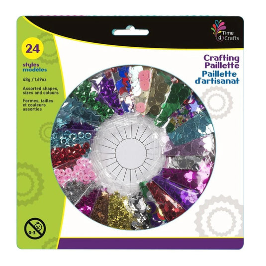 T4C, 24 Styles Paillette kit 2 collections, 48g. Pouch