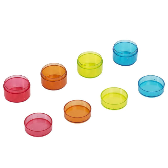 T4C 8 pcs Round Mini containers