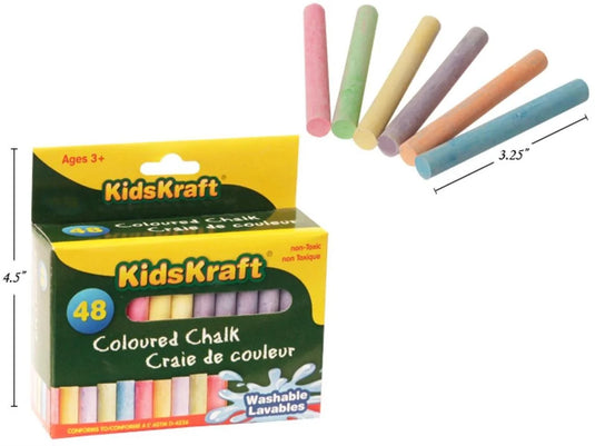 KD.Kr. 48-pc Coloured Chalk, window box