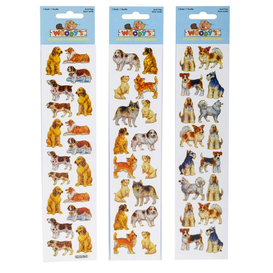 Woody's Stickers, Doggy, 3 styles, pbh