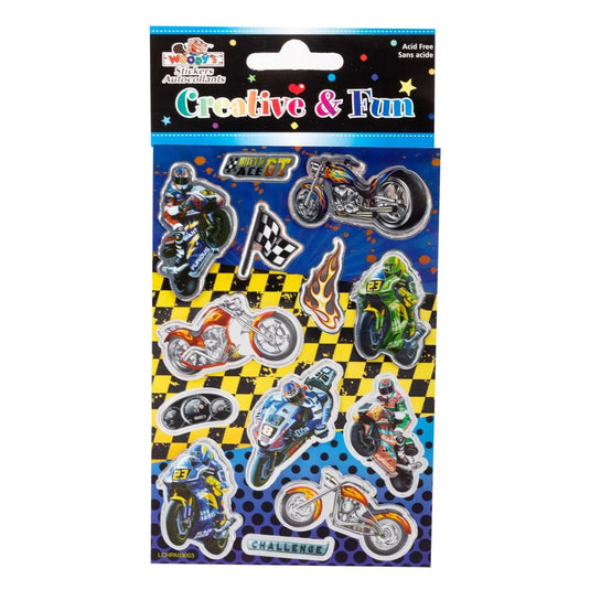 Woody's, 4" x 6" Stickers, Racing Bikes, pbh