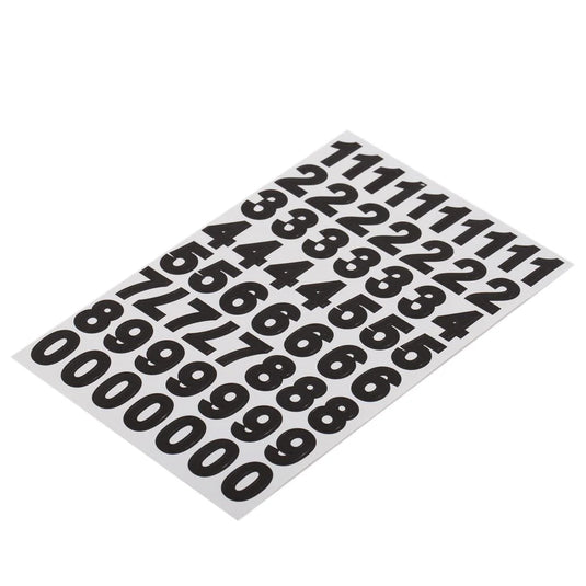 O.WKs. 10 Sheets Numbers Labels, pbh