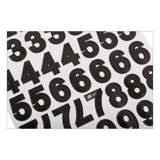 O.WKs. 10 Sheets Numbers Labels, pbh