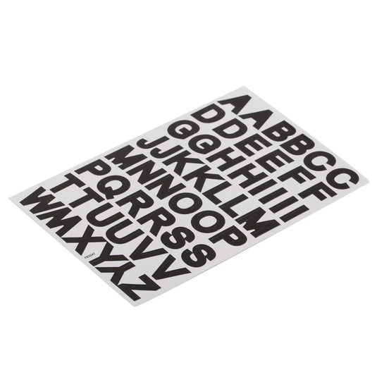 O.WKs. 10 Sheets Alphabet Labels, Bold, pbh