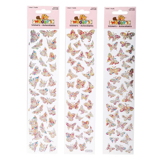 Woody's Laser Stickers, Butterfly