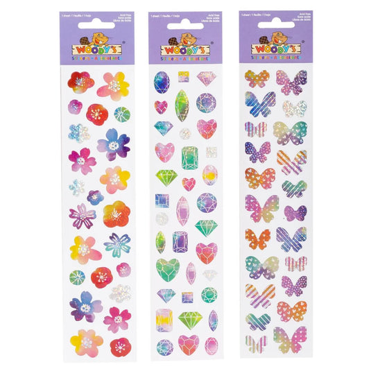 Woody's Stickers, Holographic