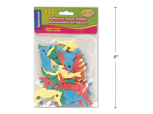 ADHESIVE SEALIFE FOAM SHAPES 12 GMS ( 4X4.5CM)