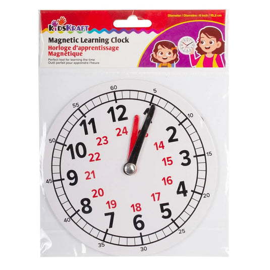 KD.Kr. Magnetic learning clock paintable, pbh