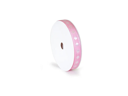 Craft Décor Ribbons & Trims: 3/8" x 4yd Rolls A) Dots Pastel