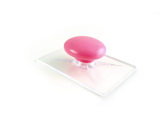Clear Stamp Tool: 2 3/8"x3 15/16" Acrylic Applicator with Handle