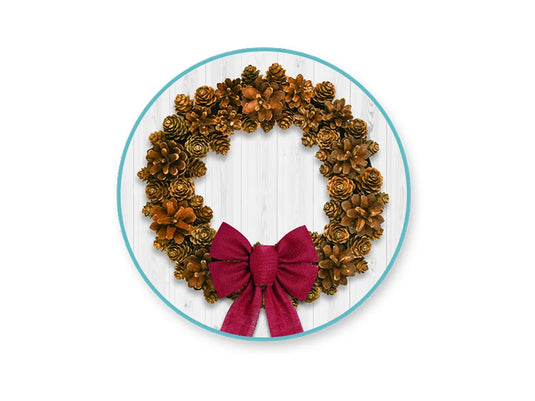 Wire Wreath Form: 16" Green 4-Ring