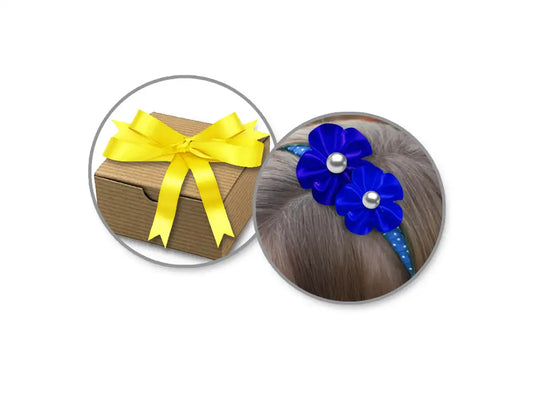 Craft Décor Ribbons & Trims: Poly-Satin 5/8" x 4yd Rolls A) Bold