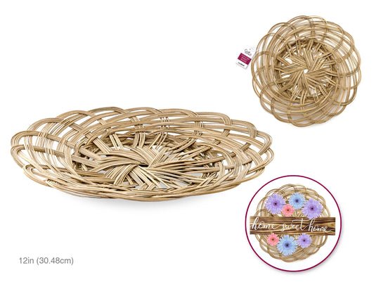 Coco Rib Basket: 12" Tray