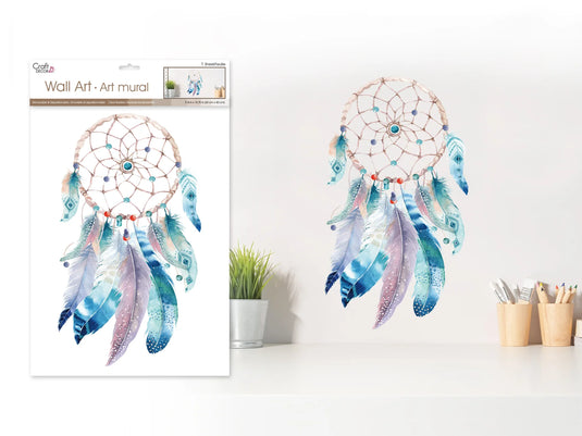 Craft Decor: 11.8"x15.75" Wall Art Clear A) Dream Catcher