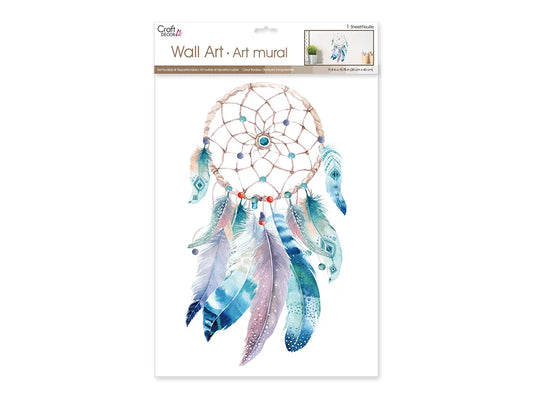 Craft Decor: 11.8"x15.75" Wall Art Clear A) Dream Catcher