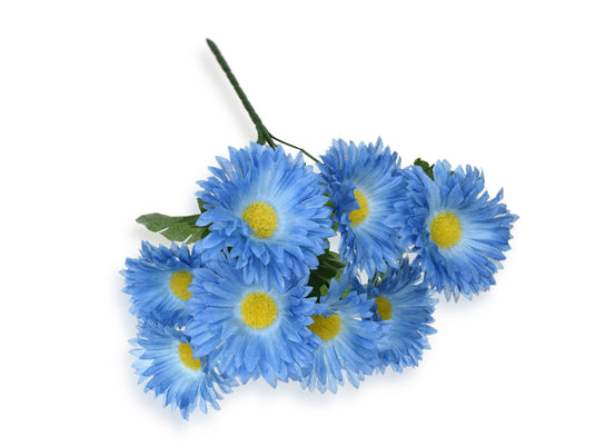 Enchanted Garden: 32cm Aster Mum Bouquet x8 Heads