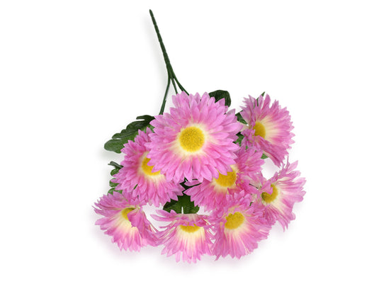Enchanted Garden: 32cm Aster Mum Bouquet x8 Heads
