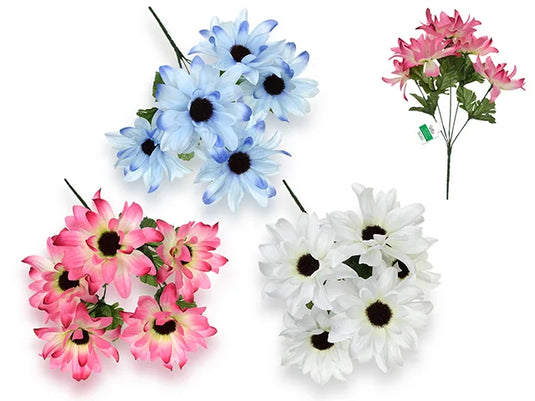 Enchanted Garden: 32cm Daisy Bush x6 Heads