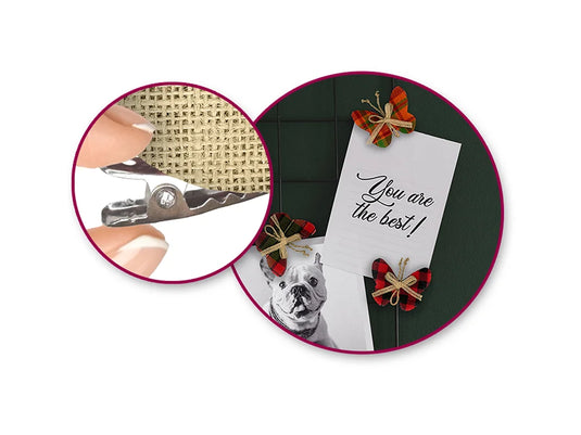 Craft Decor: 6cmx7.4cm Burlap Butterflies x3 w/Clip + Burlap Ribbon A) Natural