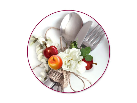 Craft Decor: 2.5cm Mini Apple Picks 8pc Foam Glossy B) Golden Delicious