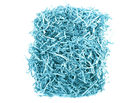 Basket Accessories: 1.5oz Crinkle Filler B) Light Blue