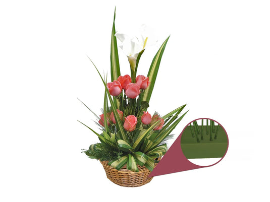 Floral Foam: For Wet Flowers 9"x3"x4" Shrinkwrapped