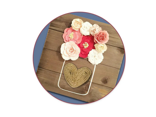 Craft Medley: 3mmx3m (6-ply) Wired Jute Cord/Garland A) Natural