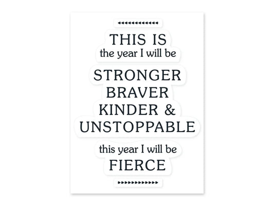 Craft Decor: 11.8"x15.75" 'Words To Live By..' Wall Art J) This is the Year..